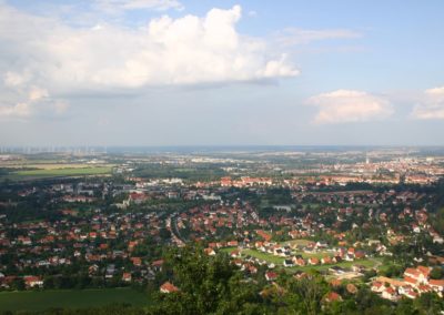 view over the city